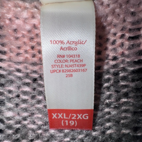 No boundaries Striped Pink and Gray Sweater Dress. Size XXL Junior GUC - Picture 5 of 9